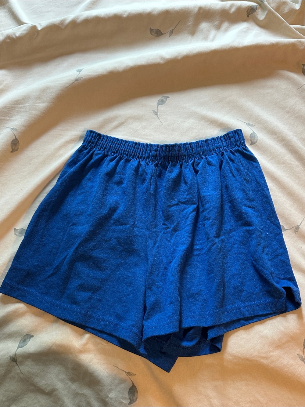 Soffe Blue Women's Elastic-Waist Casual Shorts